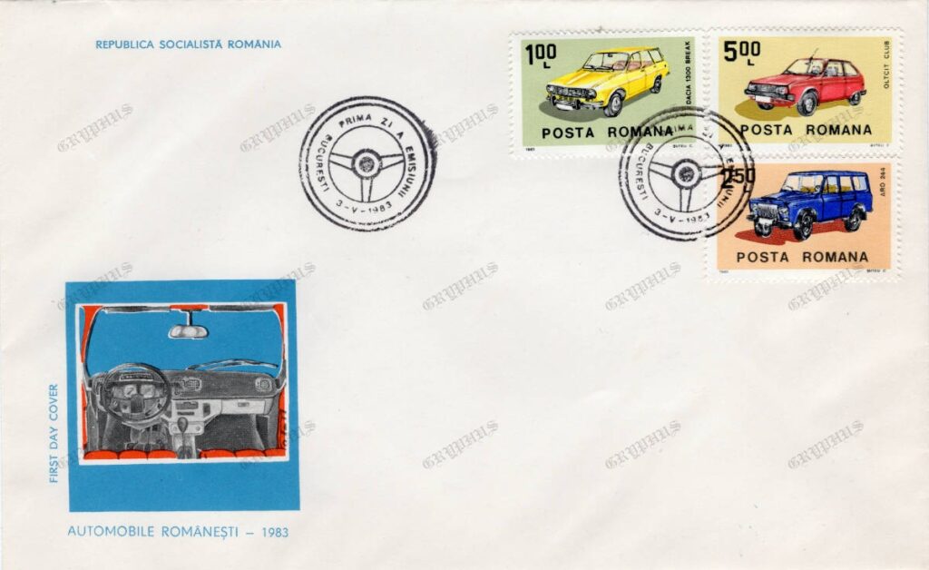 „Automobile românești” – Dacia 1300 Break, Oltcit Club și ARO 244 (3 mai 1983)